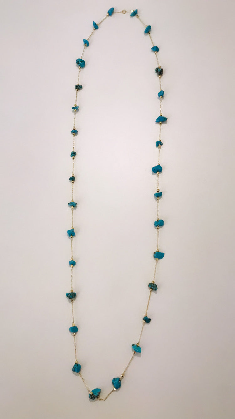 Collier long Turquoise