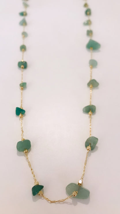 Collier long Jade