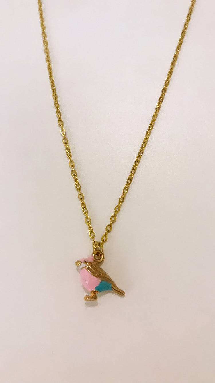 Collier Quetzal Rose